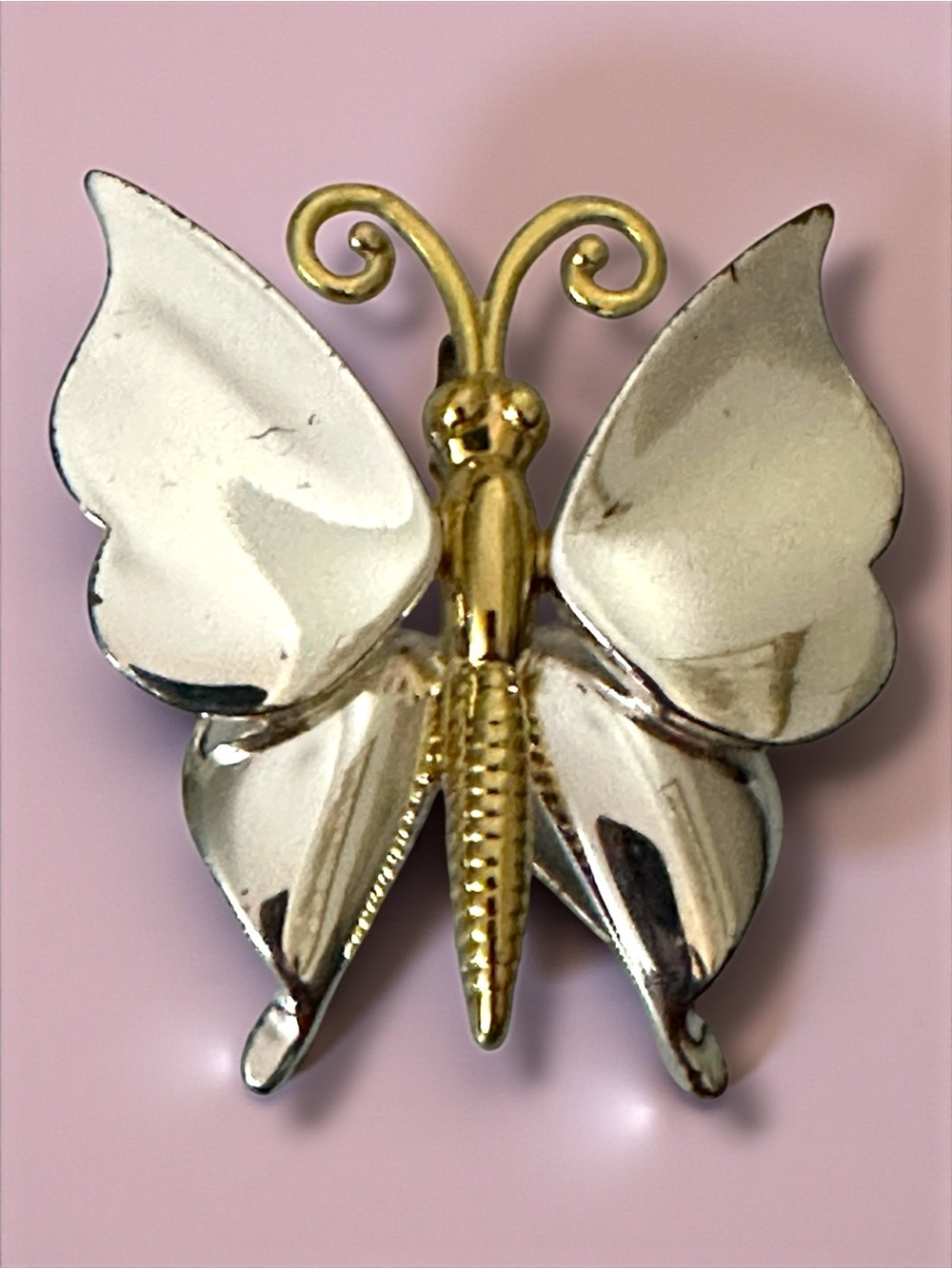 Best Vintage Gold & Silver Butterfly Brooch - Pin Jewelry Accessory